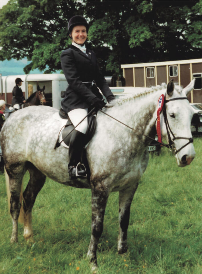 Our last unaffiliated show with a winner's rosette